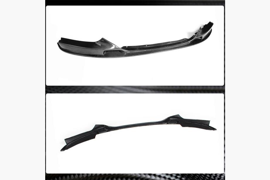 BMW 2 Series F22/F23 2014-2021 Frontstoßstangenlippe V2 (für F22/23 M-Sport, Carbon) Foto 5