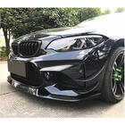 BMW 2 Series F22/F23 2014-2021 Frontstoßstange Lippe V5 Aufsatz (für F87 M2, Carbon) Foto 3