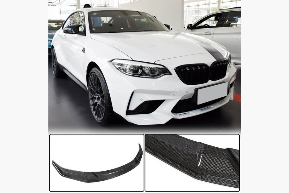 BMW 2 Series F22/F23 2014-2021 Frontlippe V1 für F87 M2 Competition, Carbon Image