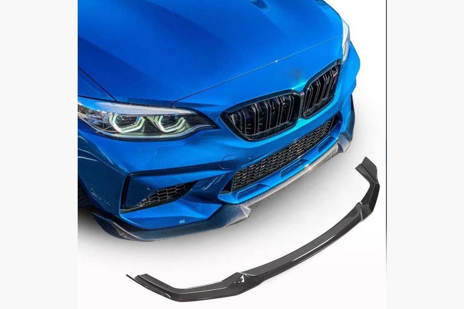 BMW 2 Series F22/F23 2014-2021 Frontspoiler Lippe V3 für F87 M2 Competition, Carbon Image