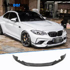 BMW 2 Series F22/F23 2014-2021 Frontspoiler Lippe V2 für F87 M2 Competition, Carbon Foto 1