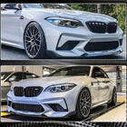 BMW 2 Series F22/F23 2014-2021 Frontspoiler Lippe V2 für F87 M2 Competition, Carbon Foto 2