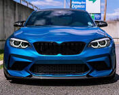 BMW 2 Series F22/F23 2014-2021 Frontspoiler Lippe V2 für F87 M2 Competition, Carbon Foto 5