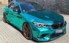 BMW 2 Series F22/F23 2014-2021 Frontspoiler Lippe V2 für F87 M2 Competition, Carbon Foto 6