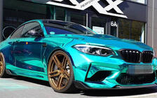 BMW 2 Series F22/F23 2014-2021 Frontspoiler Lippe V2 für F87 M2 Competition, Carbon Foto 8