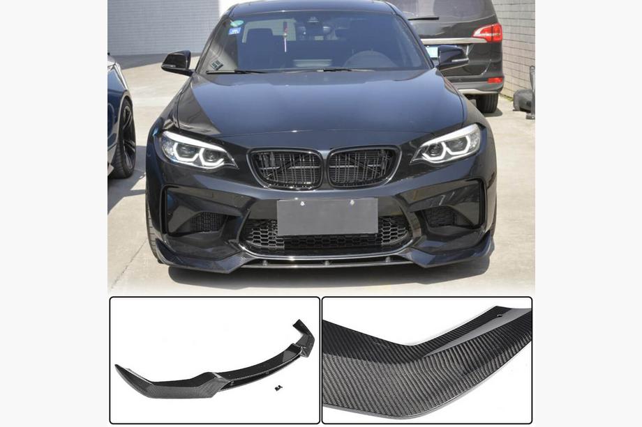 BMW 2 Series F22/F23 2014-2021 Frontlippe V2 für F87 M2, Carbon Foto 1