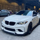 BMW 2 Series F22/F23 2014-2021 Frontlippe Lip V9 für F87, Carbon Foto 8
