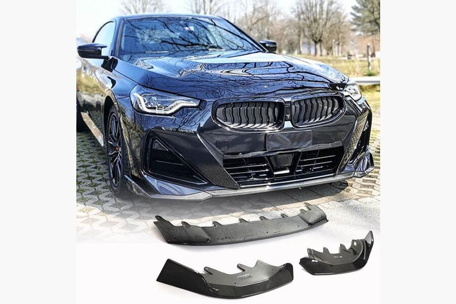 BMW 2 Series G42 2021- Frontlippe Stoßstange (für M-Sport, Carbon) Foto 1