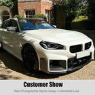 BMW 2 Series G42 2021- Frontstoßstange Lippe V1 Aufsatz (für G87, Carbon) Foto 3