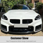 BMW 2 Series G42 2021- Frontstoßstange Lippe V1 Aufsatz (für G87, Carbon) Foto 4