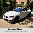 BMW 2 Series G42 2021- Frontstoßstange Lippe V1 Aufsatz (für G87, Carbon) Foto 5