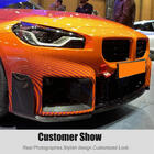 BMW 2 Series G42 2021- Frontstoßstange Lippe V1 Aufsatz (für G87, Carbon) Foto 9