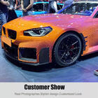 BMW 2 Series G42 2021- Frontstoßstange Lippe V1 Aufsatz (für G87, Carbon) Foto 10