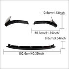 BMW 2 Series G42 2021- Frontstoßstange Lippe V1 Aufsatz (für G87, Carbon) Foto 12