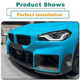 Frontstoßstange Lippe V1 Aufsatz (für G87, Carbon) BMW 2 Series G42 2021- Foto 2