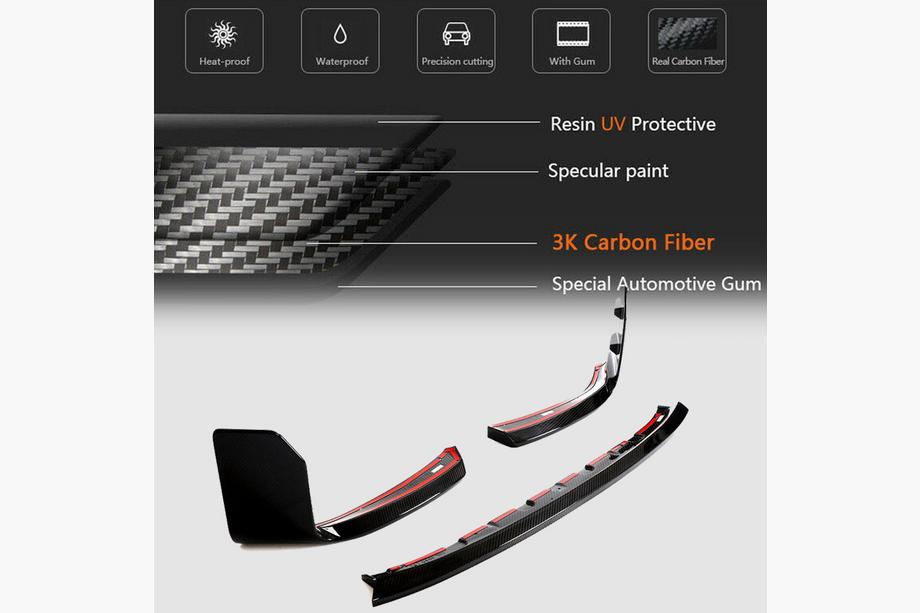 BMW 2 Series G42 2021- Frontstoßstangenlippe Carbon V2 (für G87) Foto 6