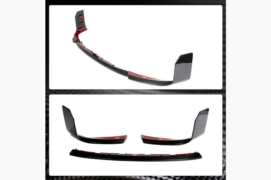 BMW 2 Series G42 2021- Frontstoßstangenlippe Carbon V2 (für G87) Foto 11
