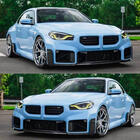BMW 2 Series G42 2021- Frontstoßstangenlippe ABS V3 (für G87) Foto 2