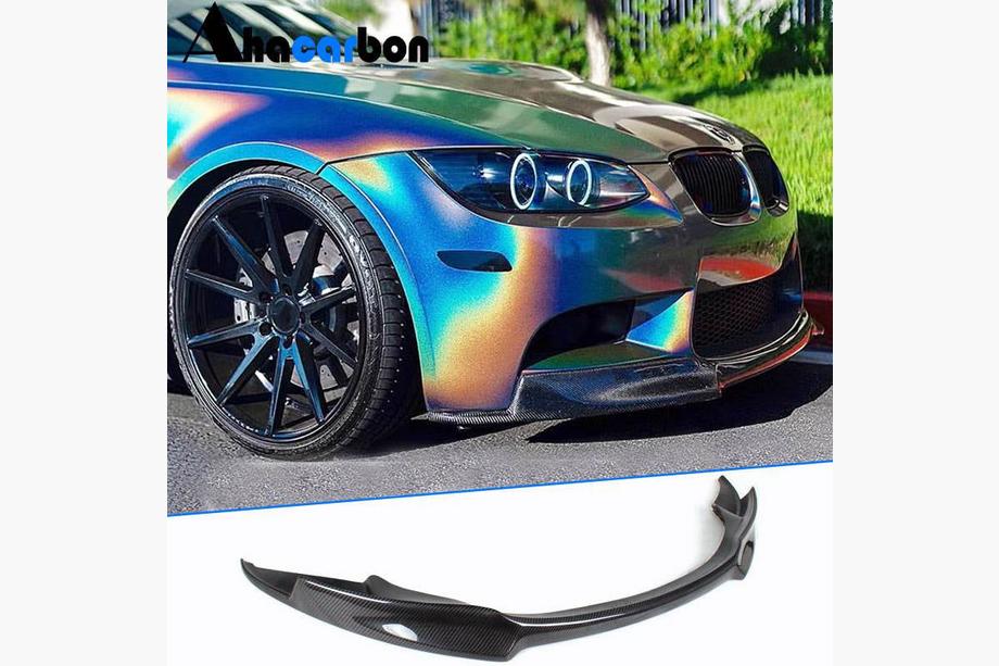 BMW 3 Series E92/E93 2006–2013 Frontstoßstange Lippe V-Style (für M3, Carbon) Image