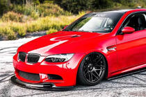 BMW 3 Series E90/E91 2005-2011 Frontstoßstange Lippe GT4-Style (für M3, Carbon) Foto 3