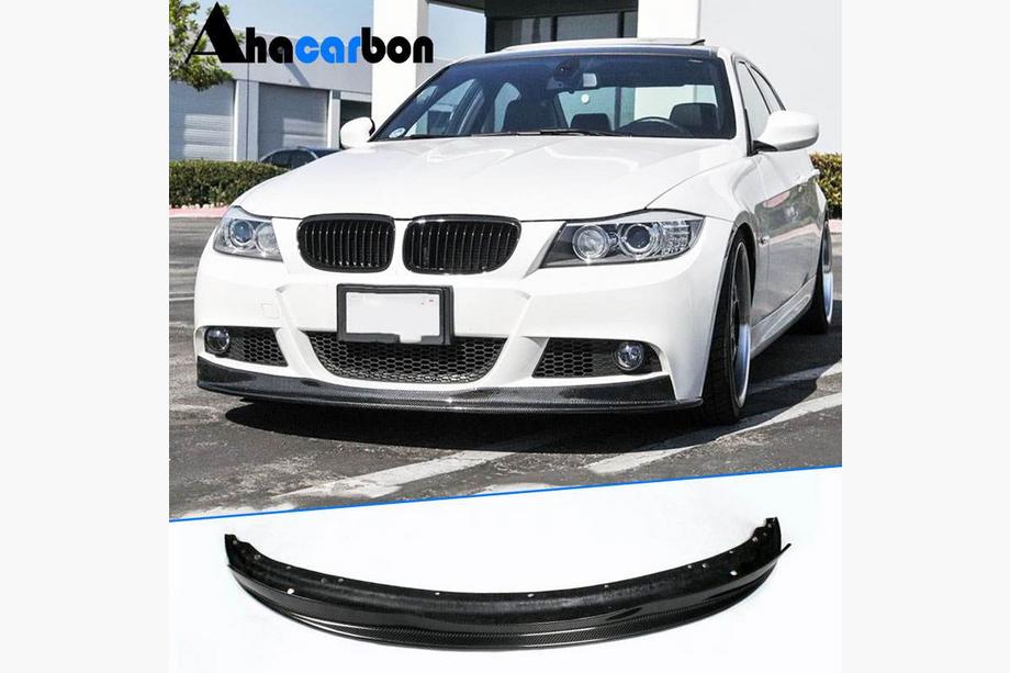BMW 3 Series E90/E91 2005-2011 Frontlippe für Stoßstange Lip (für E90 M-Sport 2008-2011, Carbon) Foto 1