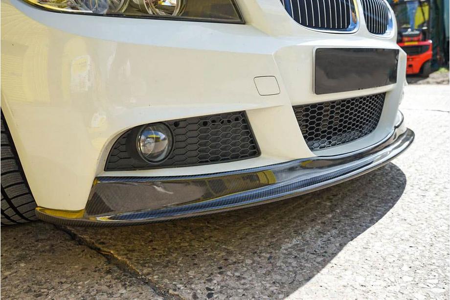 BMW 3 Series E90/E91 2005-2011 Frontlippe für Stoßstange Lip (für E90 M-Sport 2008-2011, Carbon) Foto 5