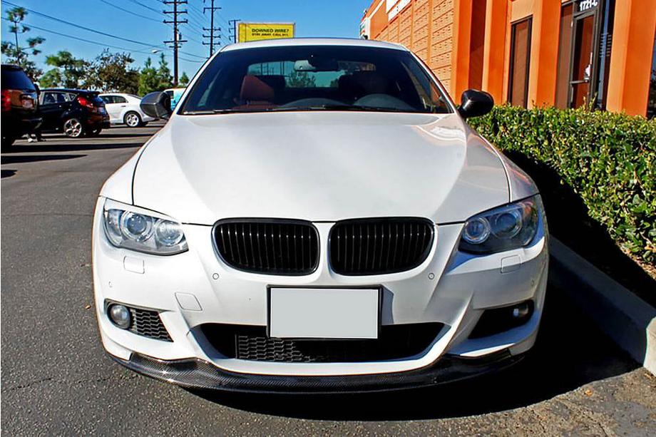 BMW 3 Series E92/E93 2006–2013 Frontlippe RK-Style für Frontstoßstange (für 2010-2012 M-Sport, Carbon) Foto 3
