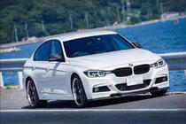 BMW 3 Series F30/F31 2012-2019 Frontlippe V-Style für F30 M-Sport, Carbon Foto 7