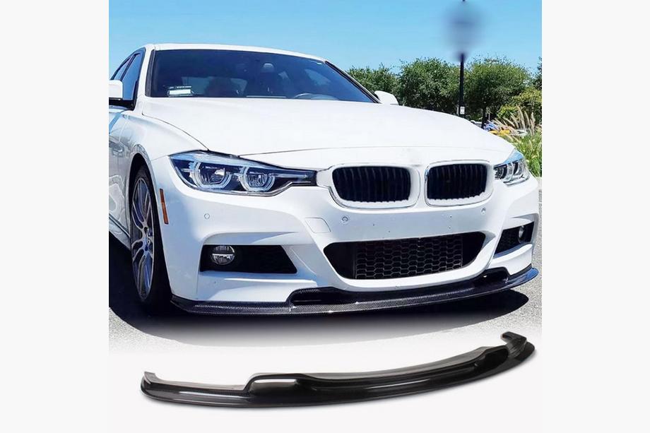 BMW 3 Series F30/F31 2012-2019 Frontlippe V-Style für F30 M-Sport, Carbon Image