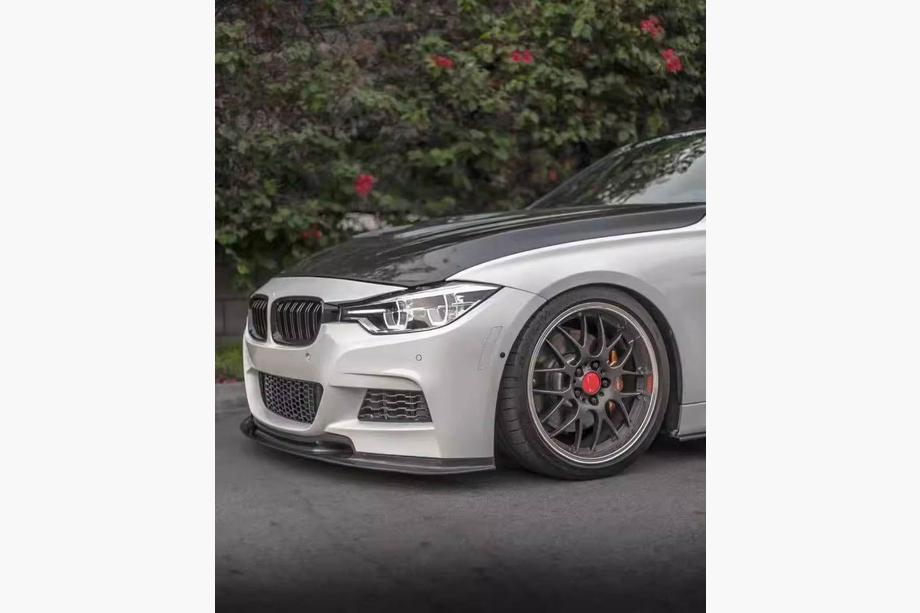 BMW 3 Series F30/F31 2012-2019 Frontstoßstangenlippe FRP V3 (M-Performance) Foto 3