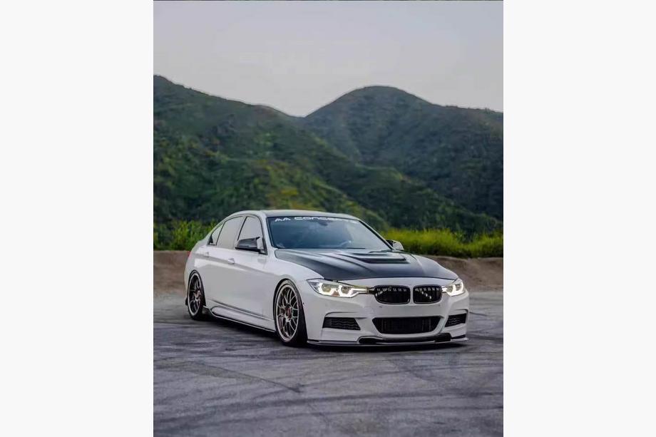 BMW 3 Series F30/F31 2012-2019 Frontstoßstangenlippe FRP V3 (M-Performance) Foto 5