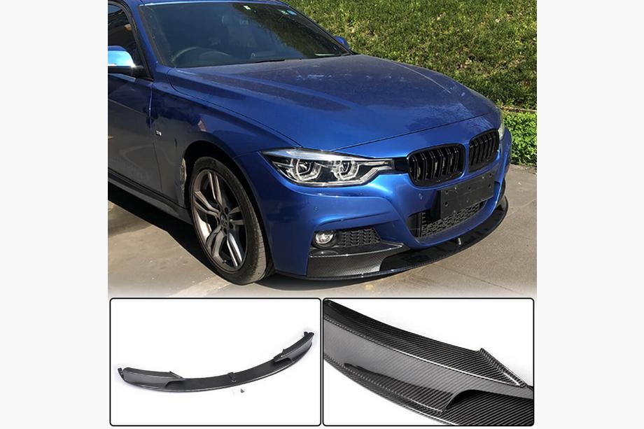 BMW 3 Series F30/F31 2012-2019 Frontlippe MP-Style passend für F30 M-Sport, Carbon Image