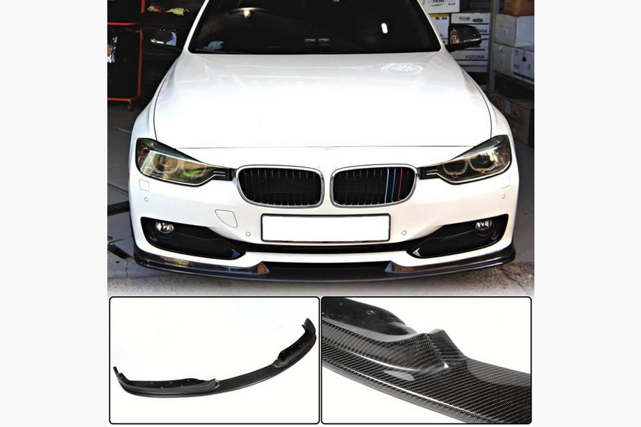 BMW 3 Series F30/F31 2012-2019 Frontstoßstangenlippe FRP V2 (2012-2015 Base) Image