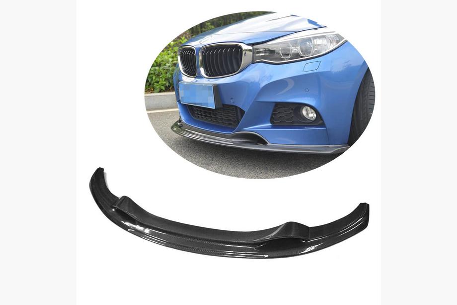 BMW 3 Series F34 2013–2020 Frontstoßstange Lippe V-Style (für F34 M-Sport, Carbon) Foto 1