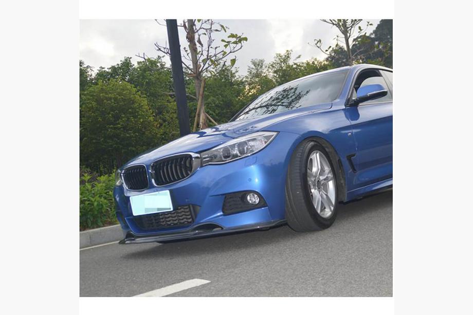 BMW 3 Series F34 2013–2020 Frontstoßstange Lippe V-Style (für F34 M-Sport, Carbon) Foto 3