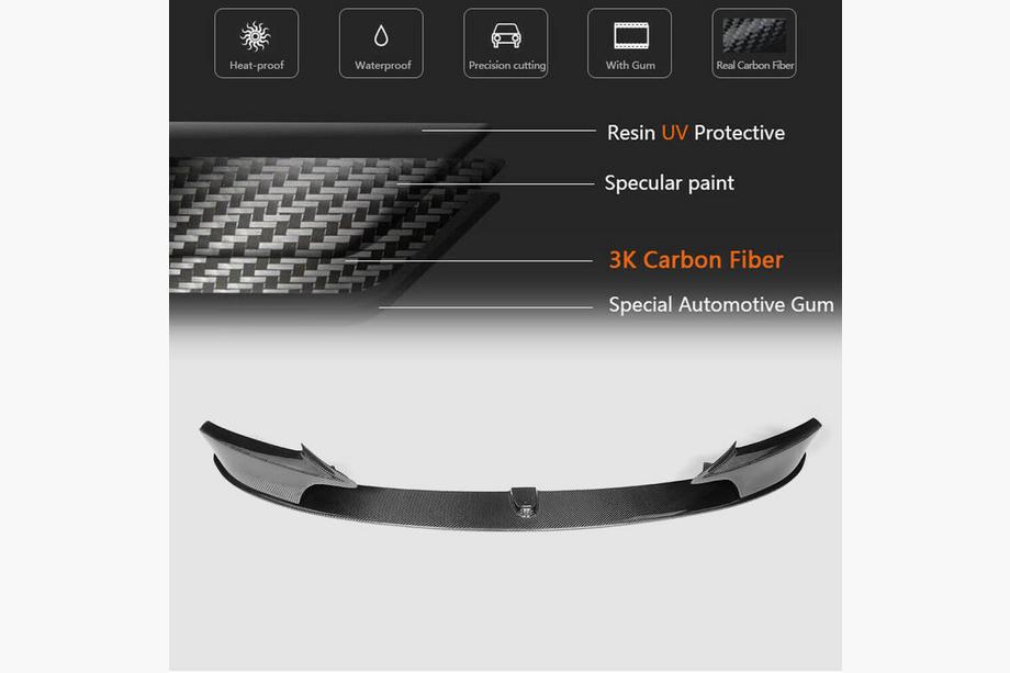 BMW 3 Series F34 2013–2020 Frontlippe MP-Style für F34 M-Sport, Carbon Foto 5