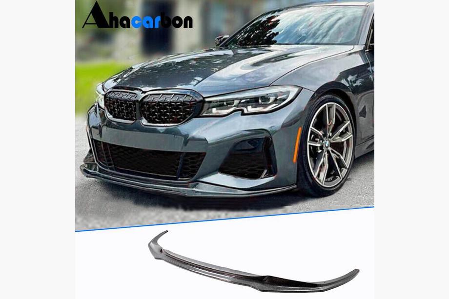 BMW 3 Series G20/G21 2018- Frontstoßstange Lippe V8 für M-Sport 2018-2022 Carbon Foto 1