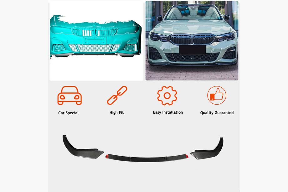 BMW 3 Series G20/G21 2018- Frontspoiler Lippe SC-Style passend für M-Sport 2018-2022 Carbon Foto 2