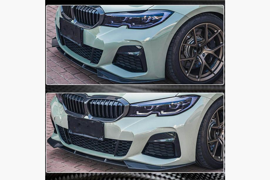 BMW 3 Series G20/G21 2018- Frontspoiler Lippe SC-Style passend für M-Sport 2018-2022 Carbon Foto 4