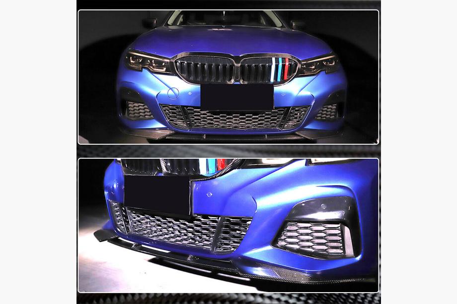 BMW 3 Series G20/G21 2018- Frontspoiler Lippe SC-Style passend für M-Sport 2018-2022 Carbon Foto 5