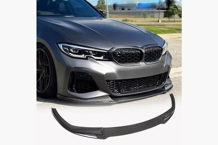 BMW 3 Series G20/G21 2018- Frontstoßstangenlippe FRP V6 (2019-2022 M-Sport) Foto 1