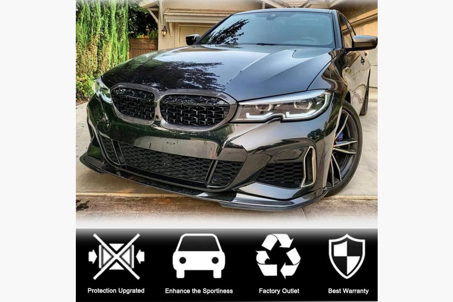 BMW 3 Series G20/G21 2018- Frontspoiler Lippe V7 für M-Sport 2018-2022 Carbon Foto 3