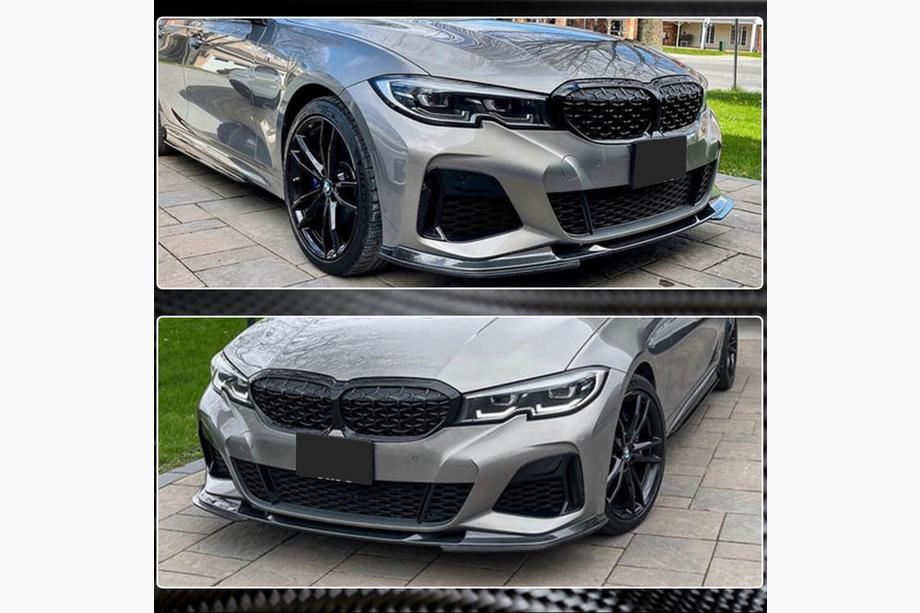 BMW 3 Series G20/G21 2018- Frontspoiler Lippe V7 für M-Sport 2018-2022 Carbon Foto 4