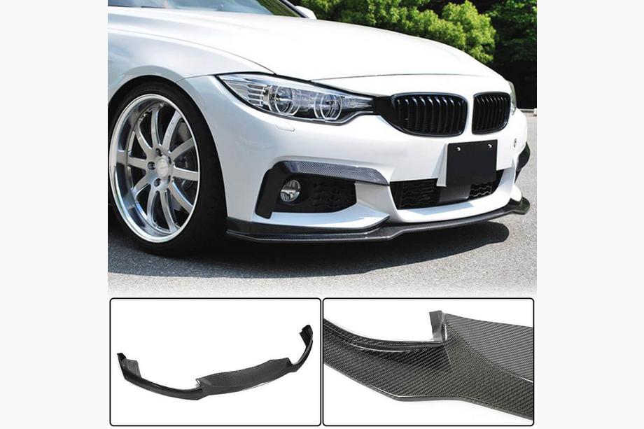 BMW 4 Series F32/F33/F36 2012-2020 Frontstoßstange Lippe V1 Aufsatz (für M-Sport, Carbon) Foto 1