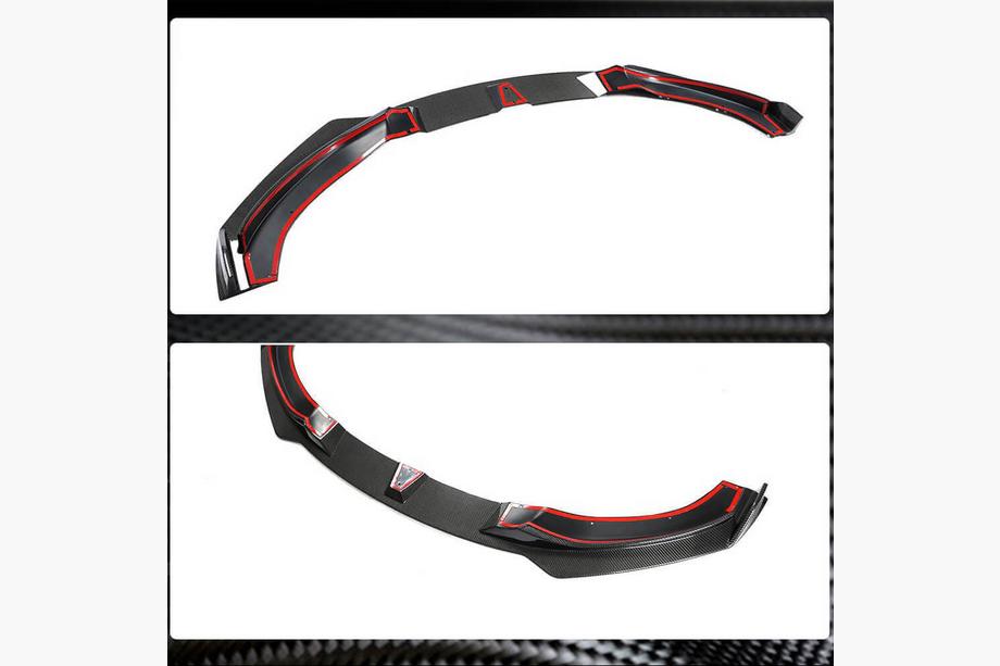 BMW 4 Series F32/F33/F36 2012-2020 Frontlippe V2 für M-Sport, Carbon Foto 3
