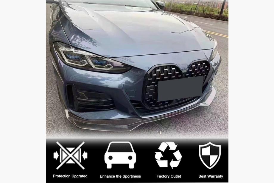 BMW 4 Series G22/23/26 2020- Frontlippe V1 für G22/G23 M-Sport, Carbon Foto 2