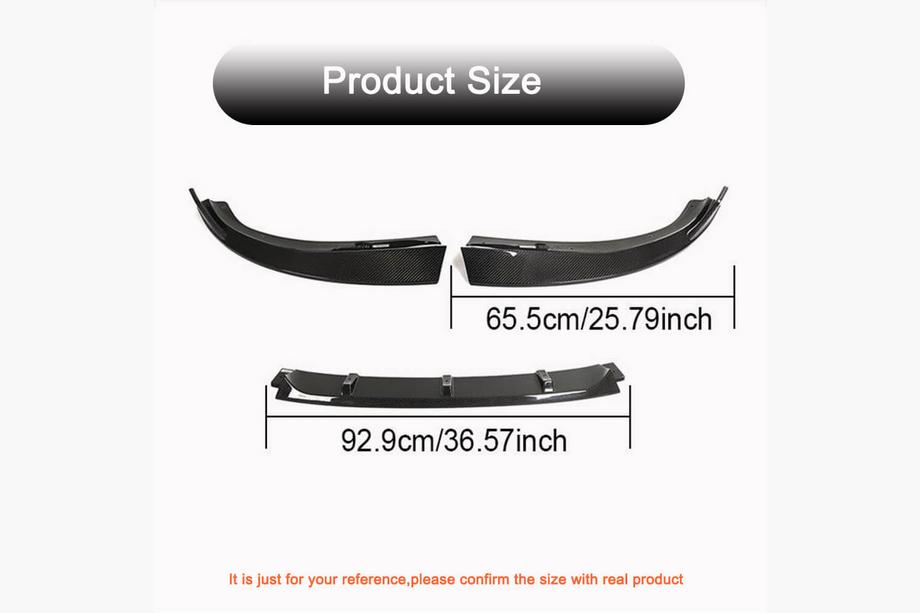 BMW 4 Series G22/23/26 2020- Frontstoßstange Lippe V3 Aufsatz (für G26 M-Sport, Carbon) Foto 5