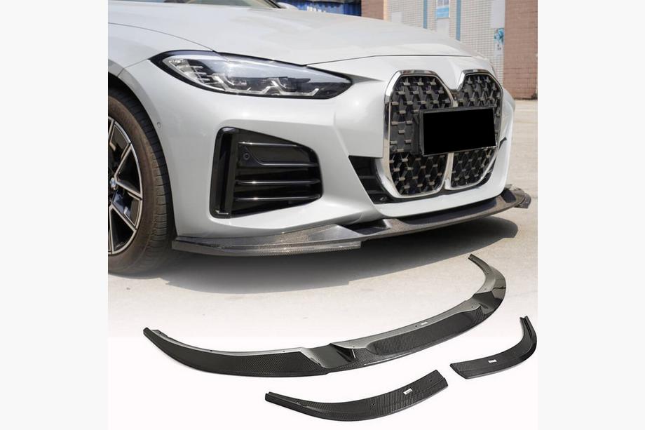 BMW 4 Series G22/23/26 2020- Frontspoiler Lippe V2 für G26 M-Sport, Carbon Foto 1