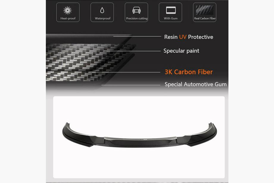 BMW 4 Series G22/23/26 2020- Frontspoiler Lippe V2 für G26 M-Sport, Carbon Foto 4