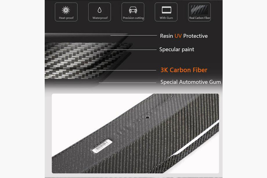 BMW 4 Series G22/23/26 2020- Frontlippe V1 für G26 M-Sport, Carbon Foto 4
